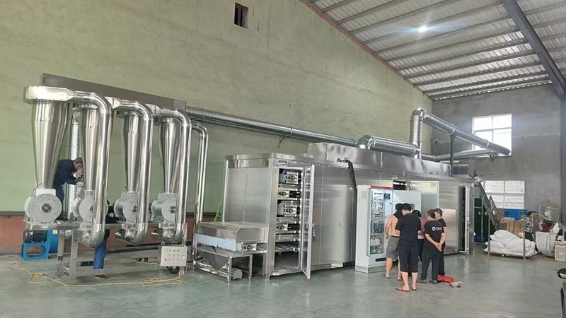 辣椒烘干機(jī)安裝現(xiàn)場